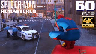 Spider Man 2018 Remastered PS5 4K Gameplay 60  Wrap Party [upl. by Hephzipah]