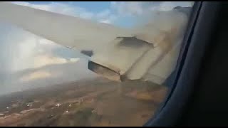 VIDEO Final moments of fatal plane crash caught on camera by passenger [upl. by Ellenej]