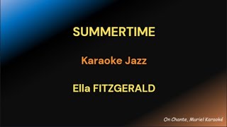 SUMMERTIME KARAOKE Ella FITZGERALD HQ [upl. by Molton102]