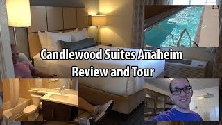 Disneyland Area Hotel  Candlewood Suites Anaheim Review and Tour [upl. by Amoakuh]