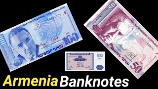 Armenia Banknotes  Armenia Currency  Armenia Money  Armenian Dram [upl. by Chemarin]