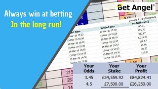 Betting strategy that works  How to always win at betting in the long run [upl. by Yrevi]