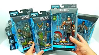 THOR RAGNAROK Complete Set Marvel Legends Hulk Build a figure [upl. by Nylsor]