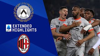 Udinese vs AC Milan Extended Highlights  Serie A  CBS Sports Golazo [upl. by Coopersmith]