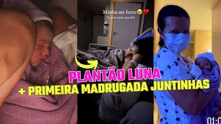 1° MADRUGADA COM LUNINHA 🤱🏻 ELA CONHECEU A VÓVÓ 🥹  MI ESTÁ MUITO CANSADA mirellasantos [upl. by Patrice]