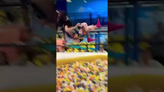 trampoline sports are great 157 trampoline trampolinetricks funnyshorts [upl. by Ayel415]