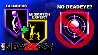 CONTESTED JUMPSHOT 2K22  BLINDERS BADGE  MISMATCH EXPERT BADGE  DEADEYE BADGE [upl. by Clotilda525]