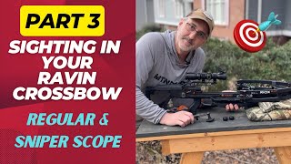 How To SIGHT IN A Ravin Crossbow [upl. by Sirromal]