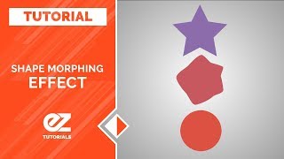 How To Make Shape Morphing After Effects Tutorial [upl. by Mehetabel]