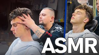 ASMR  Amazing Barber Treatment and ASMR Head Massage For Sleep Relief [upl. by Sedda508]