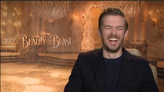 BEAUTY AND THE BEAST interviews  Dan Stevens Josh Gad Luke Evans Audra McDonald Alan Menken [upl. by Attikram]