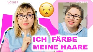 Neue Haarfarbe Ich färbe meine Haare selbst [upl. by Notgnilliw]