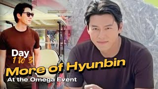 HYUNBIN WILL HE SURPRISE HIS FANS MORE OF HYUN BIN AT THE OMEGA EVENT IN SWITZERLAND DAY 1 TO 3 [upl. by Victor]