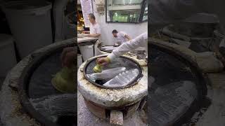 Reshteh Khoshkar Irans Sweetest Crispy Dessert  Persian Street Food streetfoodiran streetfood [upl. by Kera]