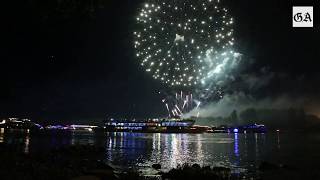 Rhein in Flammen 2018  Impressionen aus der Rheinaue [upl. by Yrbua]