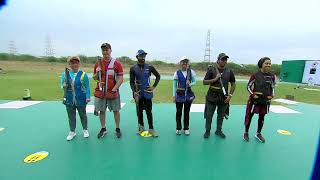 ISSF World Cup RiflePistolShotgun New Delhi India  Final Skeet Mixed Team [upl. by Kazim]