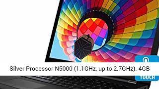 HP 156Inch HD Touchscreen Laptop Intel Pentium Silver N5000 11GHz Review [upl. by Naujal]