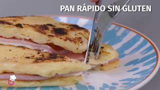 Pan rápido al microondas sin gluten [upl. by Bala497]