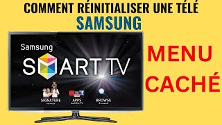 Comment réinitialiser un téléviseur Samsung dans le menu caché  Tous les modèles [upl. by Sirak654]