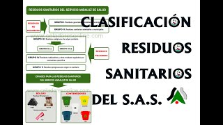 RESIDUOS SANITARIOS DEL SERVICIO ANDALUZ DE SALUD [upl. by Alimhaj]