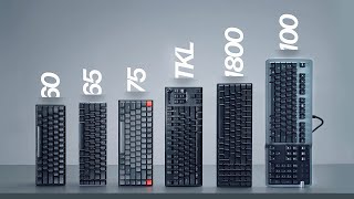 How to Choose the RIGHT Keyboard Size 60 65 TKL 100 [upl. by Llennoc]