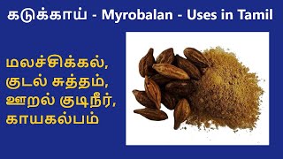 Kadukkai  Benefits in Tamil  கடுக்காய்  சித்த மருத்துவம் ஆயுர்வேதம்  காயகல்பம் [upl. by Naujal]