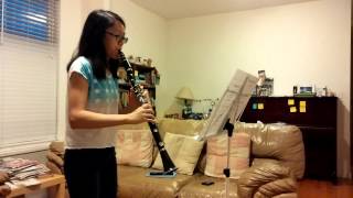 Telemann Sonata in C minor for Clarinet Mvt 5 [upl. by Anauqal721]