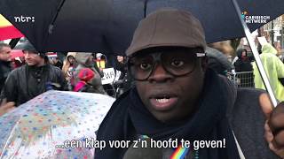 AntiZwarte Pieten protest in Weesp [upl. by Argyle]