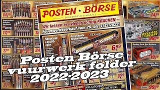 POSTEN BÖRSE DE VUURWERK FOLDER 20222023 [upl. by Wardieu]