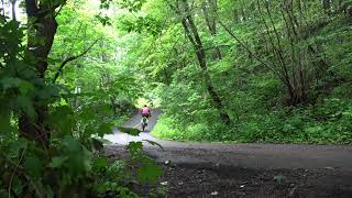 Les beaux parcours cyclables de la région de Québec  le parc de la rivière Beauport Sud [upl. by Ydnamron]