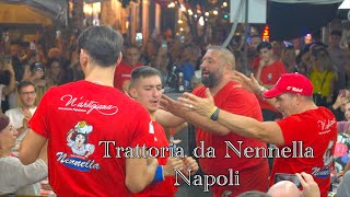 The most famous restaurant in Naples and you must try Trattoria da Nennella  Naples  Italy [upl. by Ainnek644]