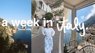 a week in ITALY Naples Capri Positano [upl. by Ecitsuj]