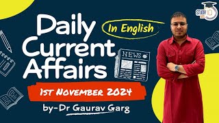 November 2024 Current Affairs in ENGLISH by Dr Gaurav Garg DEMO Video [upl. by Ahsinit]