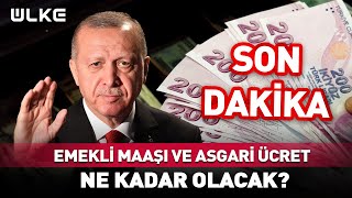 Emekli Maaşı ve Asgari Ücret Ne Kadar Olacak Erdoğandan Sondakika Açıklaması [upl. by Euginom]