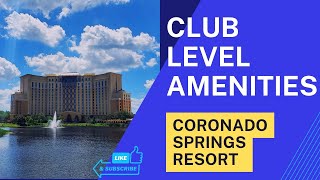 Check out Coronado Springs Club Level amenities [upl. by Heinrike383]