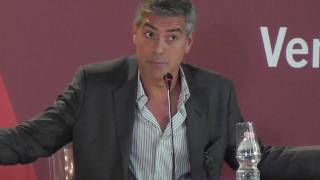 GEORGE CLOONEY about THE IDES OF MARCH  Venice Film Festival 2011 [upl. by Crystal918]