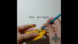 How to do the Double Crochet Decrease Stitch DC DEC [upl. by Zoubek]