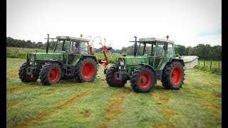 2x Fendt Famer 309 LSA 1 Schnitt 2019 Sound [upl. by Giffard]