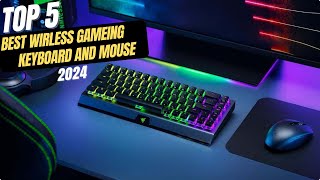 Best Wirless Gameing Keyboard And Mouse Combo 2024 [upl. by Eirehs]