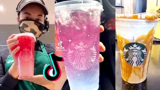 SPRING 2021 STARBUCKS SECRET MENU RECIPES TIKTOKS YOU NEED TO TRY [upl. by Elaen25]