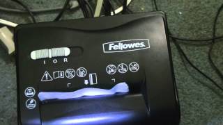 Fellowes Shredder Unboxing and USE [upl. by Aileduab]