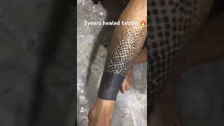 2years healed tattoo [upl. by Launce]