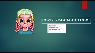 COMO CONVERTIR DE PASCAL NM² A KGFCM2 RAPIDO Y FACIL [upl. by Dearborn]