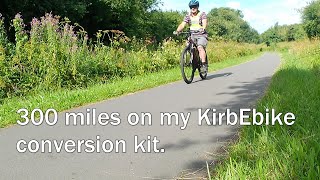 300 miles later with my KirbEbike Ebike Conversion Kit 500w750w 48v 16Ah Battery [upl. by Atilrac701]