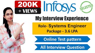 Infosys Interview Experience  Interview Questions  Role Systems Engineer  SELECTED [upl. by Amati]