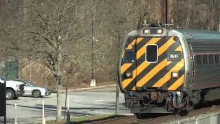 Veterans Day Railfanning at Exton Amtrak Keystone 645 arriving [upl. by Omik28]