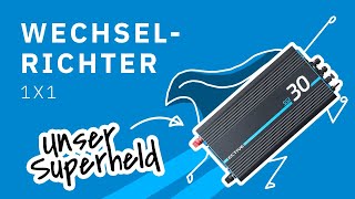 WECHSELRICHTER  Wie funktioniert er amp wozu brauche ich ihn  230 V Steckdose im DIY Camper [upl. by Auhoj]