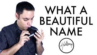 What a Beautiful Name  Hillsong  OcarinaGuitar Cover  David Erick Ramos [upl. by Ahsekar457]