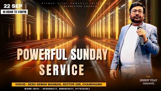 TODAY POWERFUL SUNDAY SERVICE LIVE🔥 bishopvijayemmanuel  jesuslovesyou [upl. by Kiki]