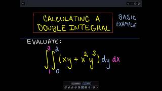 ❖ Calculating a Double Integral ❖ [upl. by Yngad367]